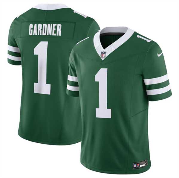 Men & Women & Youth New York Jets #1 Ahmad Sauce Gardner Green 2024 F.U.S.E. Vapor Limited Stitched Jersey->new york jets->NFL Jersey